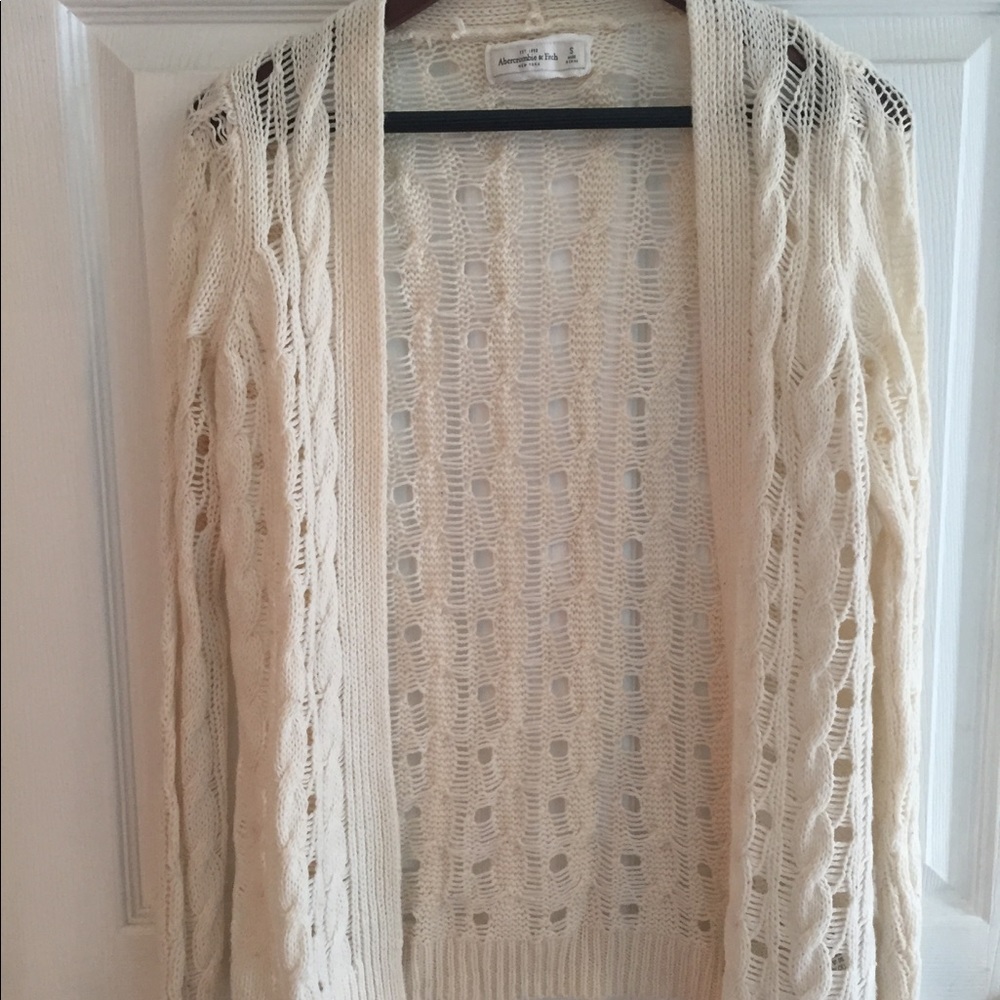 Abercrombie crochet cardigan